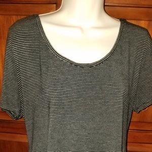 Black & White Scoop Neck